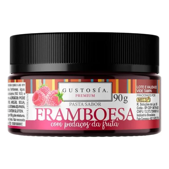 Pasta Saborizante Framboesa (90g) - Gustosia Premium