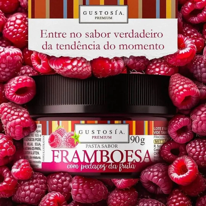 Pasta Saborizante Framboesa (90g) - Gustosia Premium B