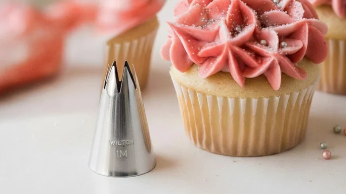 Cupcakes decorados com bico 1M Destaque