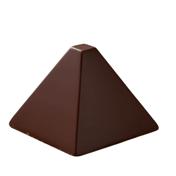 Forma de Chocolate em Policarbonato Pirâmide (15g) - Gramado Injetados C