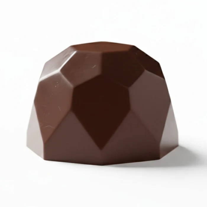 Forma de Chocolate em Policarbonato Diamante 13g - Gramado Injetados C