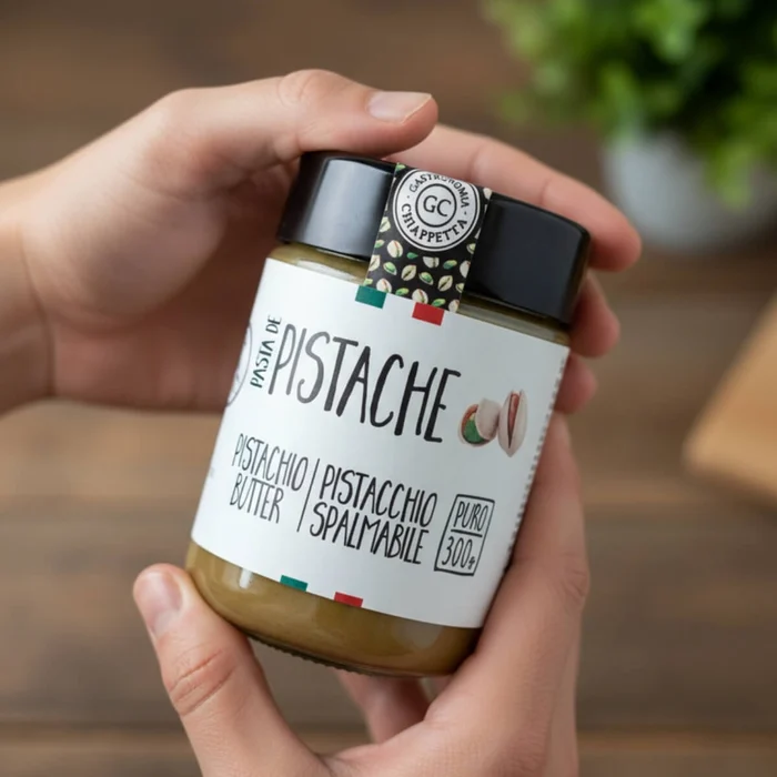 Pasta de Pistache 100 Pura 300g - Gastronomia Chiappetta B