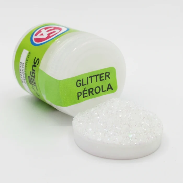 Glitter Perola para Confeitaria Sugar Art