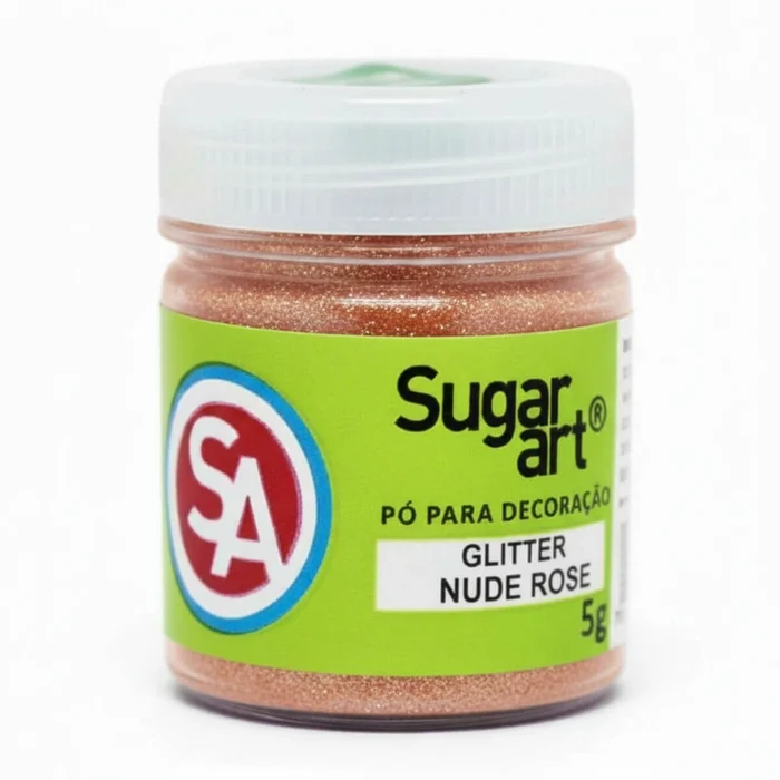 Glitter em Pó para Decoração Nude Rose (5g) - SugarArt B