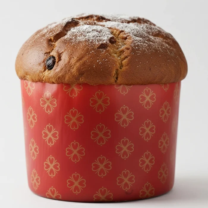 Forma para Panetone 250g Vermelho 10uni - Ultrafest A