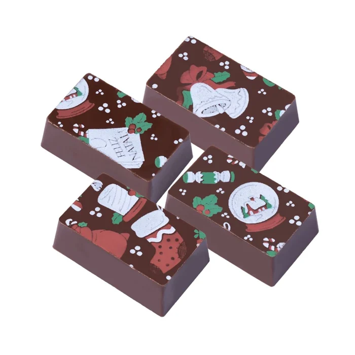 Transfer para Chocolate Natal (40 x 30cm) - Feliz Natal  (1)