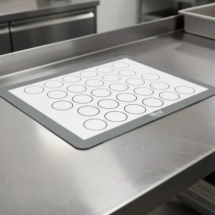 Tapete de Silicone com Fibra de Vidro para Macarons 30x40cm - Allonsy