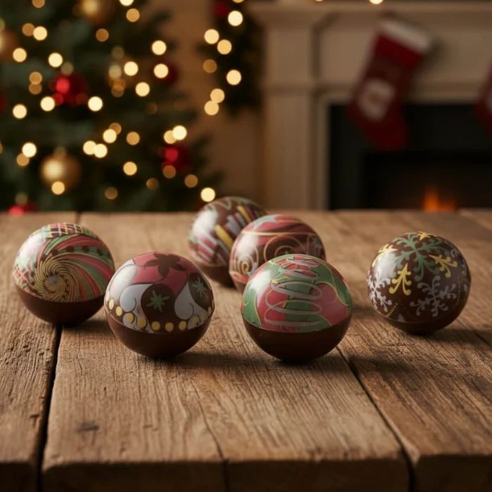 Forma Decorativa Blister Bola de Natal 3cm - Decoradas 21 cavidades - Stalden