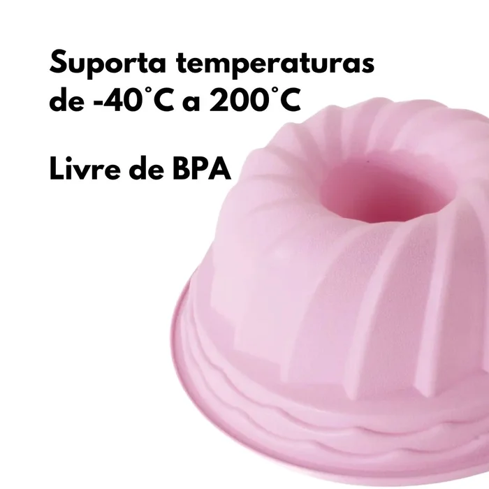 Forma de Bolo em Silicone Redemoinho (1950ml) - Allonsy (2)