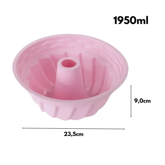 Forma de Bolo em Silicone Redemoinho (1950ml) - Allonsy (4)