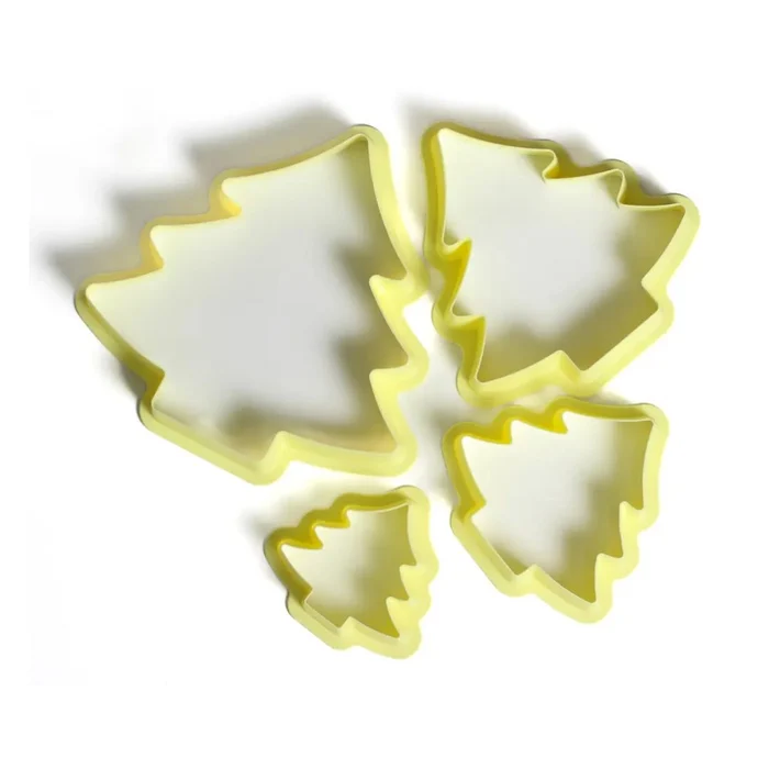 Kit Cortadores de Brownie Árvore de Natal Ana Brownie (4pcs) - BlueStar