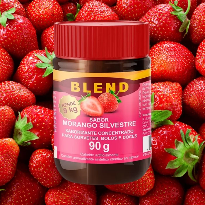 Pasta Saborizante Concentrada Morango Silvestre (90g) - Blend (2)