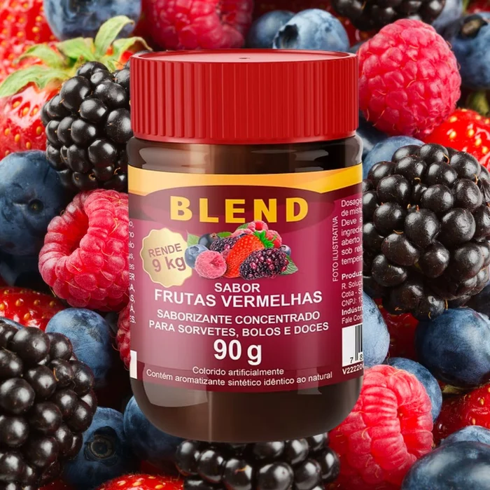 Pasta Saborizante Concentrada de Frutas Vermelhas (90g) - Blend (2)