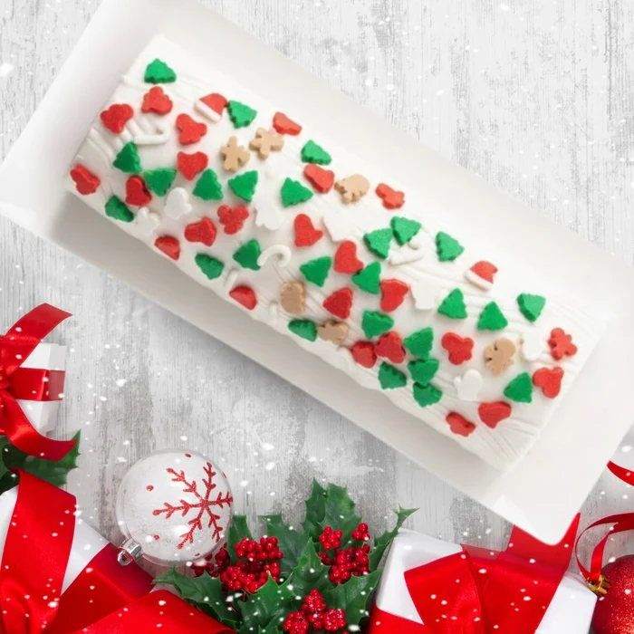 Enfeite de Natal em Açúcar Mini Peças Natal (20g) - Abelha Confeiteira