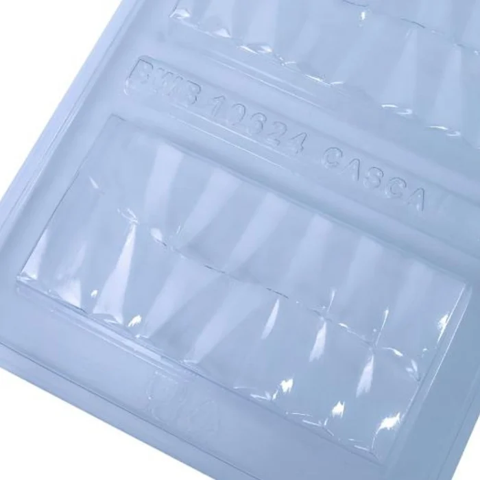 Forma de Chocolate Tablete/Barra Dunas (200g) Acetato e Silicone - BWB (3)