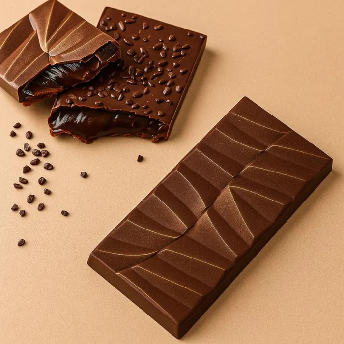 Forma de Chocolate Tablete/Barra Dunas (200g) Acetato e Silicone - BWB (6)