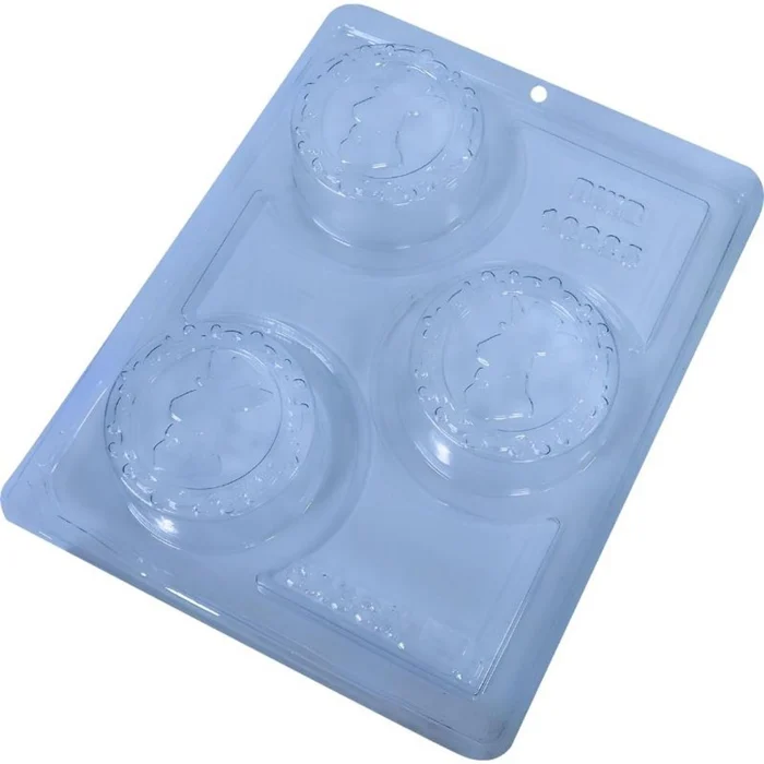 Forma de Chocolate Páscoa Pão de Mel Classico do Coelho (140g) Acetato e Silicone - BWB (2)