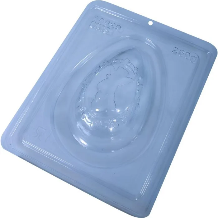 Forma de Chocolate Ovo de Páscoa Clássico do Coelho (250g) Acetato e Silicone - BWB (2)