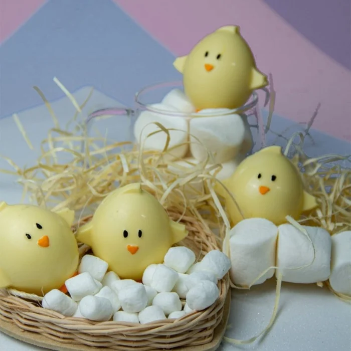 Forma de Chocolate Ovo de Páscoa Chicken (50g) Acetato e Silicone - BWB (5)