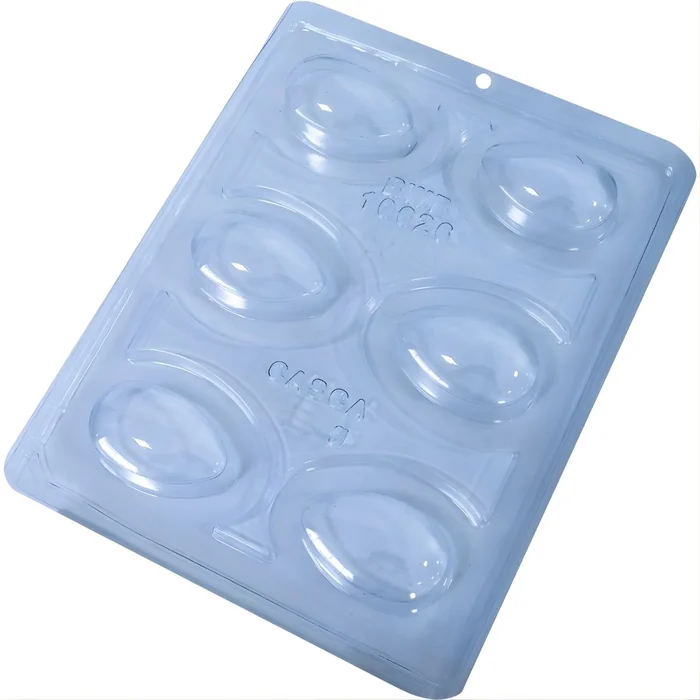 Forma de Chocolate Bombom Ovo de Páscoa Liso (39g) Acetato e Silicone - BWB (2)