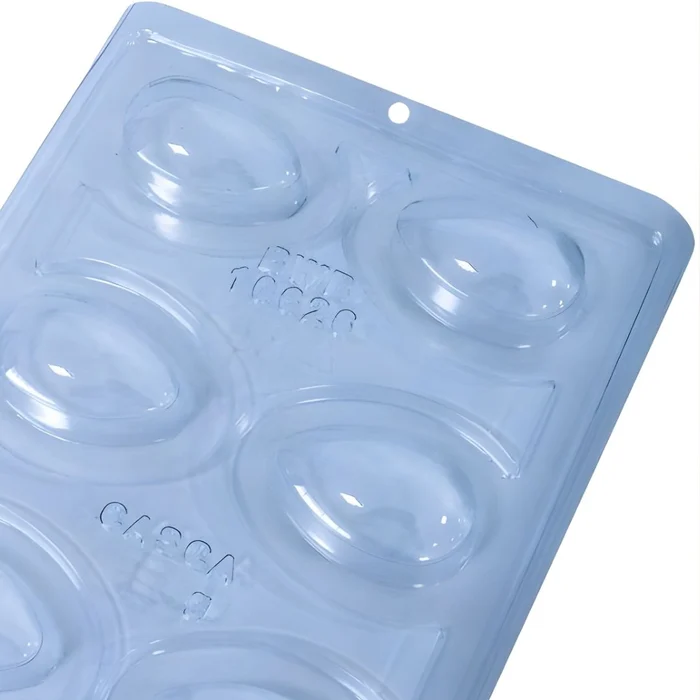 Forma de Chocolate Bombom Ovo de Páscoa Liso (39g) Acetato e Silicone - BWB (3)