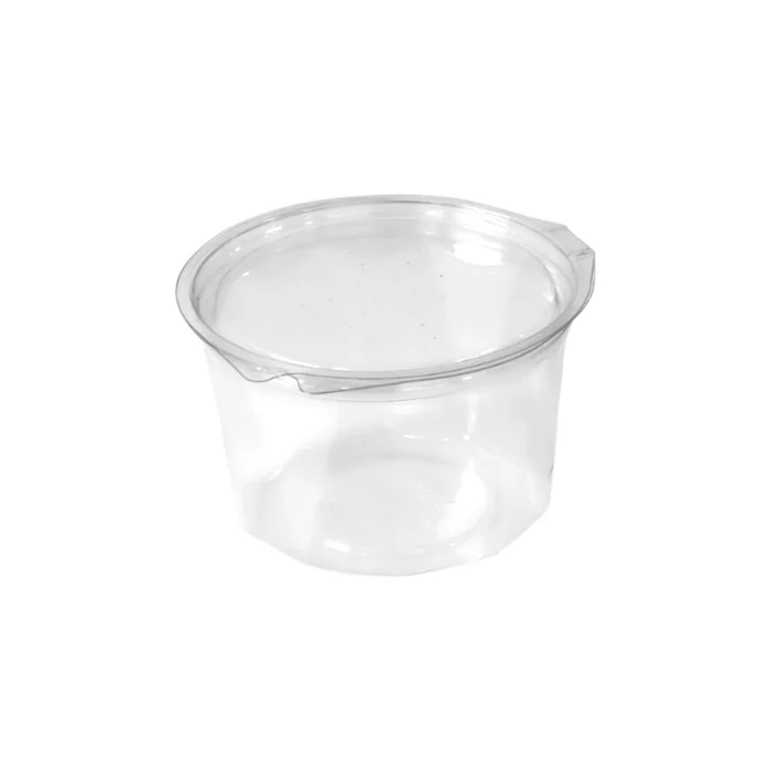 Embalagem Redonda Diamantada Articulada com Vedação 450ml (10uni) - BWB (1)