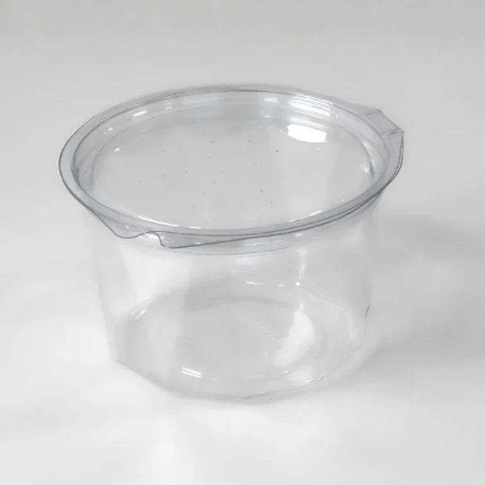 Embalagem Redonda Diamantada Articulada com Vedação 450ml (10uni) - BWB (2)