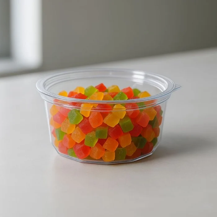 Embalagem Redonda Diamantada Articulada com Vedação 350ml (10uni) - BWB (4)