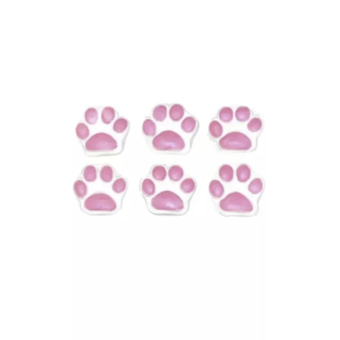 Enfeite de Páscoa em Açúcar Patinha de Coelho Grande (6uni) - Jady Confeitos