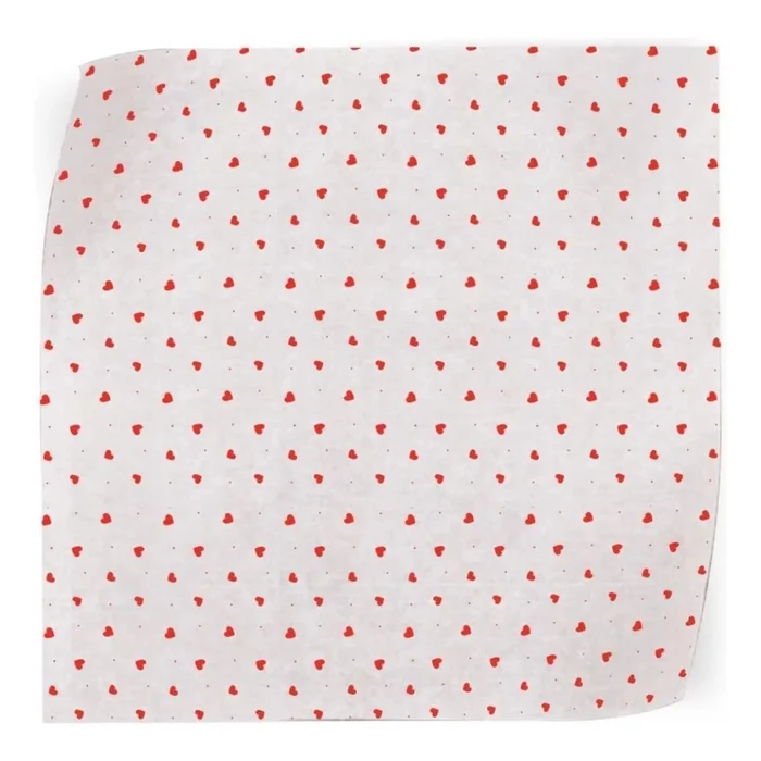 Papel Manteiga Love Vermelho 45 x 70cm (20uni) - Cromus