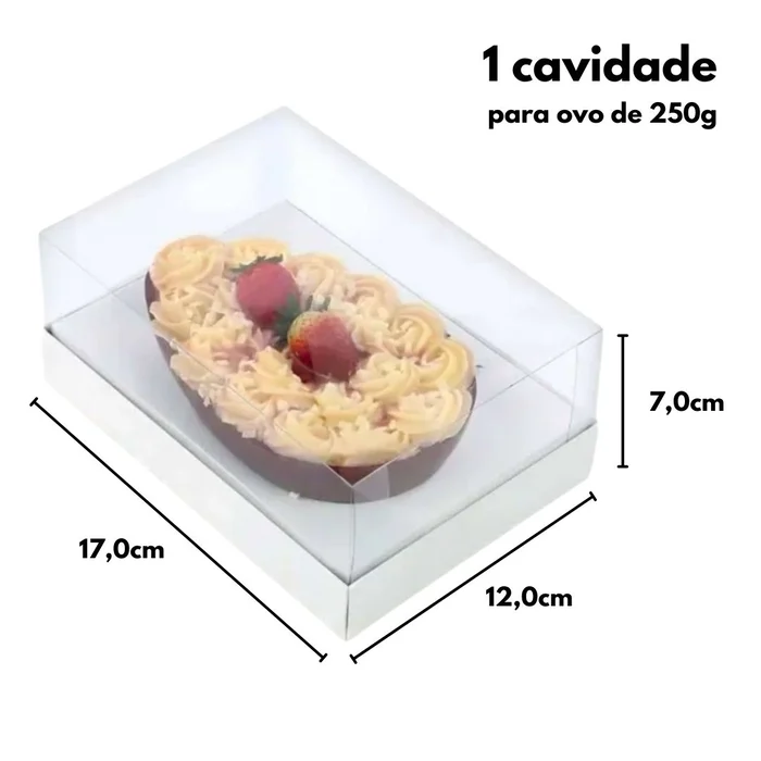 Caixa Ovo de Colher Branco 250g (6uni) - Cromus (2)