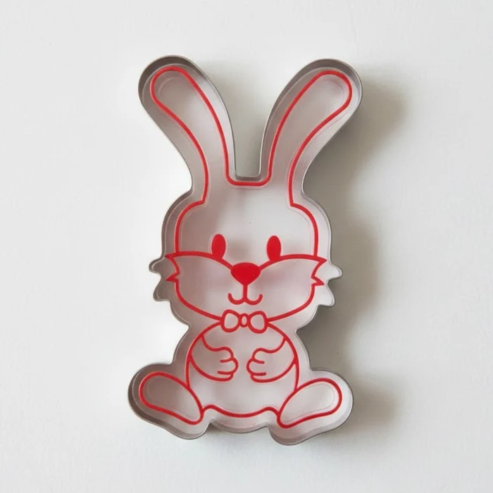 Kit Cortador e Marcador Coelho Sentado Infantil (11,5cm) - Kafstar (3)