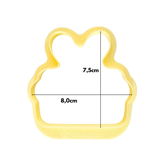 Cortador com Carimbo Feliz Páscoa (2pcs) - BlueStar (3)