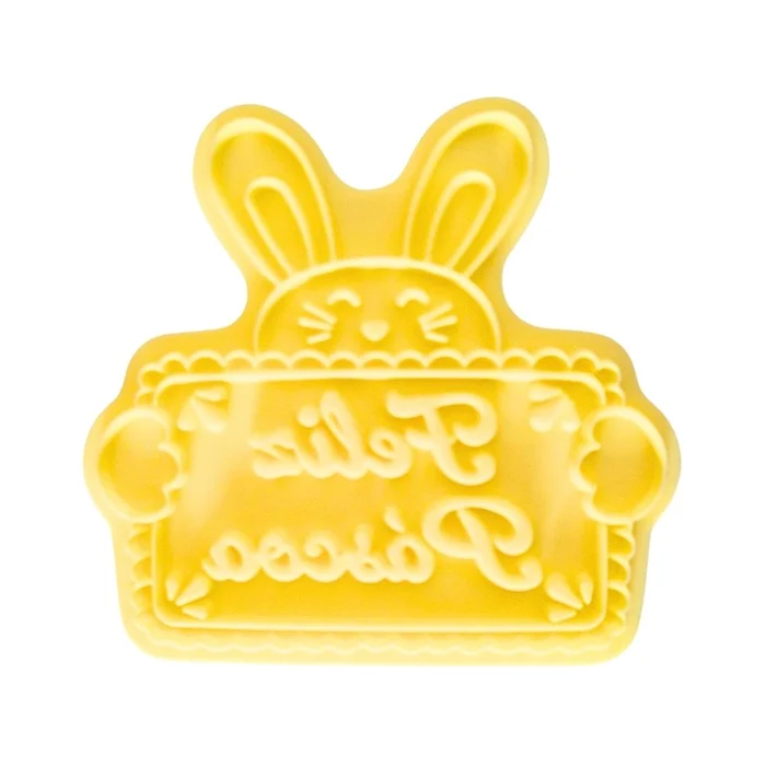 Cortador com Carimbo Feliz Páscoa (2pcs) - BlueStar (12)