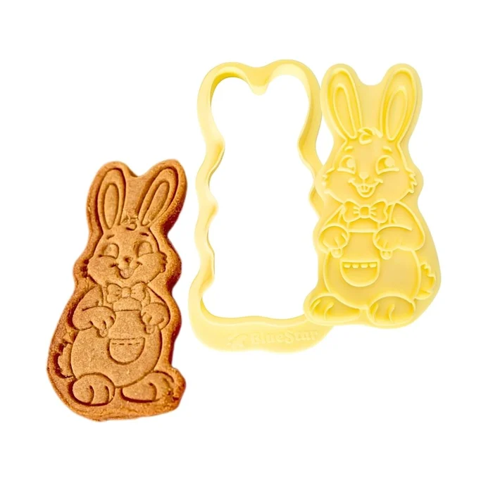 Cortador com Carimbo Coelho (2pcs) - BlueStar (1)