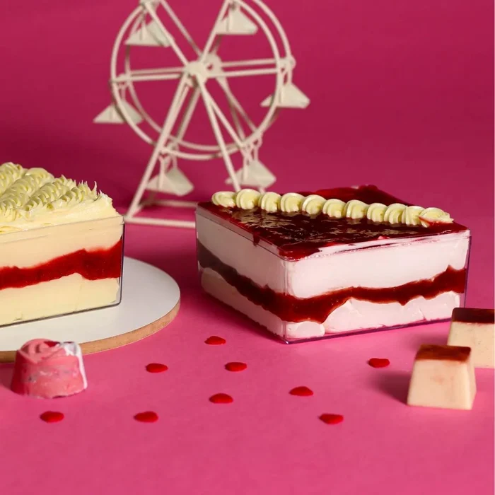 Cake Box Cristal Quadrada com Tampa (500mL) - BlueStar (5)