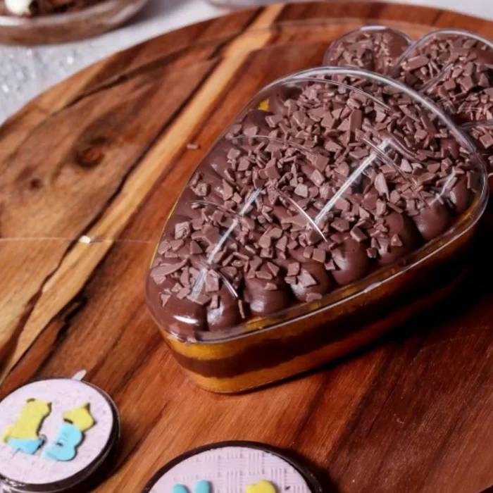 Cake Box Cristal Cenoura com Tampa (750ml) - BlueStar (10)