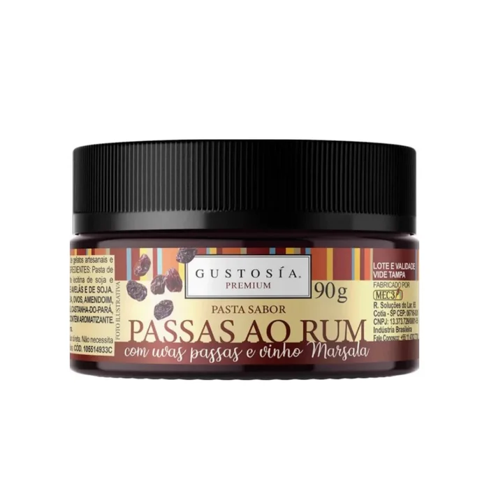 Pasta Saborizante Passas ao Rum (90g) - Gustosia Premium (2)