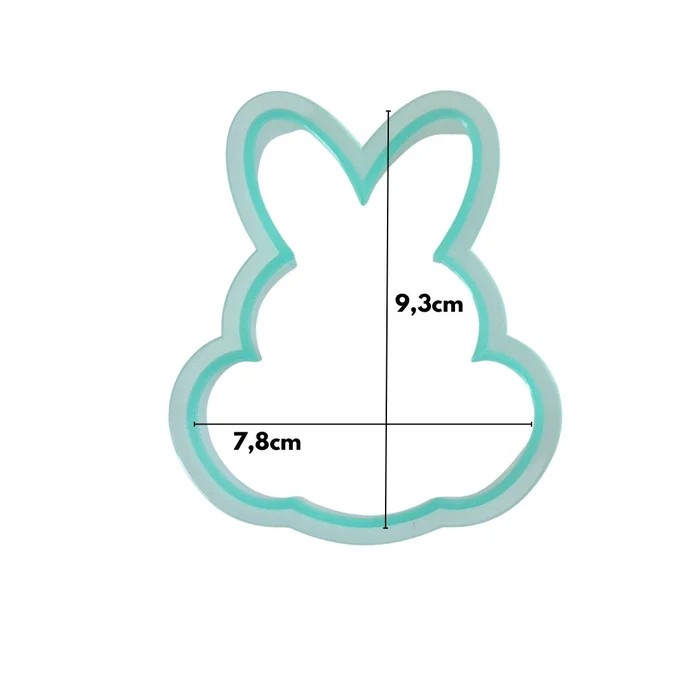 Kit Cortadores Coelho e Cesta com Stencils (5pcs) - Sweet Sugarbelle (5)