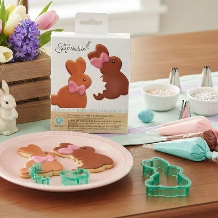 Kit Cortadores Coelho de Chocolate (3pcs) - Sweet Sugarbelle (2)