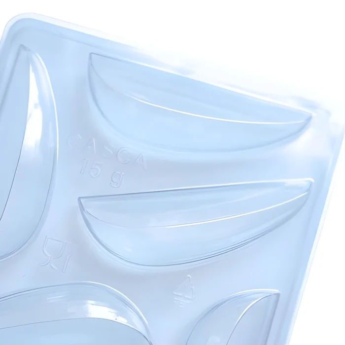 Forma de Chocolate Ovo de Páscoa Fatias (150g) Acetato e Silicone - BWB (4)