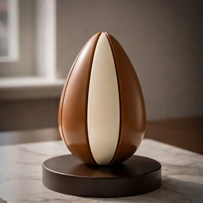 Forma de Chocolate Ovo de Páscoa Fatias (150g) Acetato e Silicone - BWB (6)