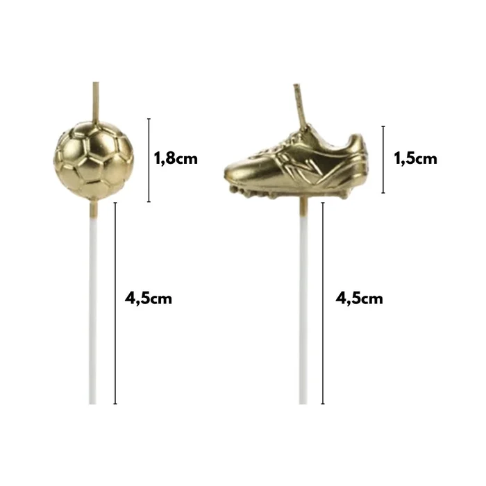 Vela Chuteira Futebol (5uni) - Silver Chef (2)