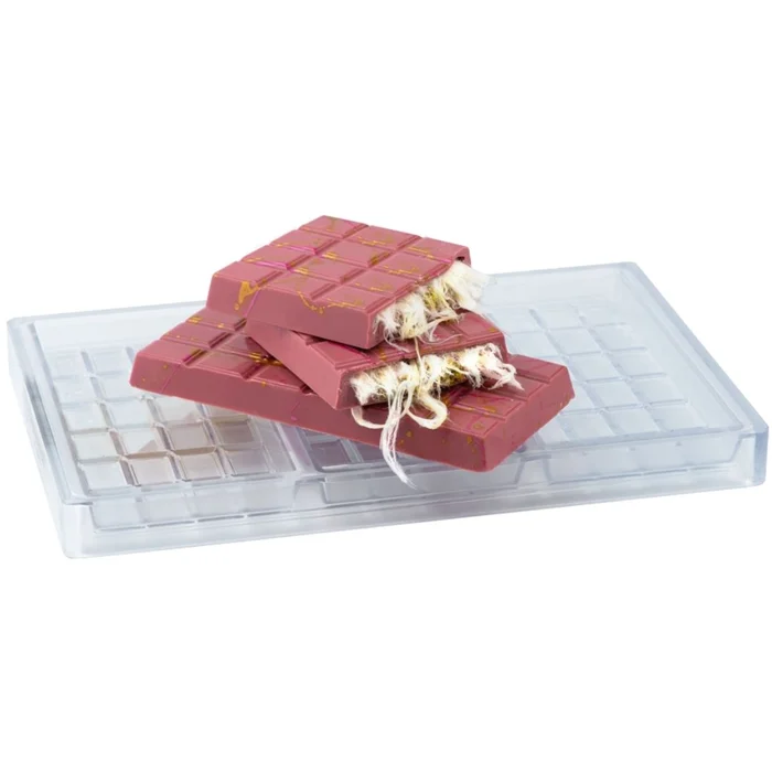 Forma de Chocolate em Policarbonato Tablete/Barra Dubai Gomos (200g) - Brunner (1)