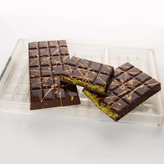 Forma de Chocolate em Policarbonato Tablete/Barra Dubai Gomos (200g) - Brunner (6)