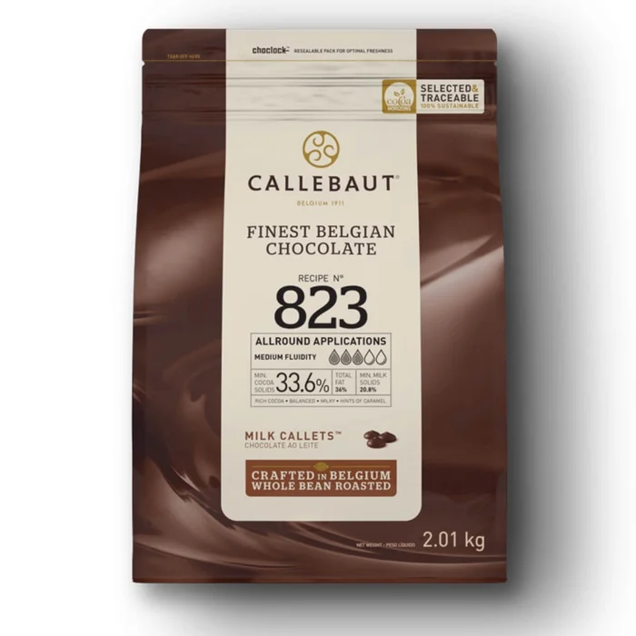 Saco Chocolate ao Leite 823 2kg - Callebaut