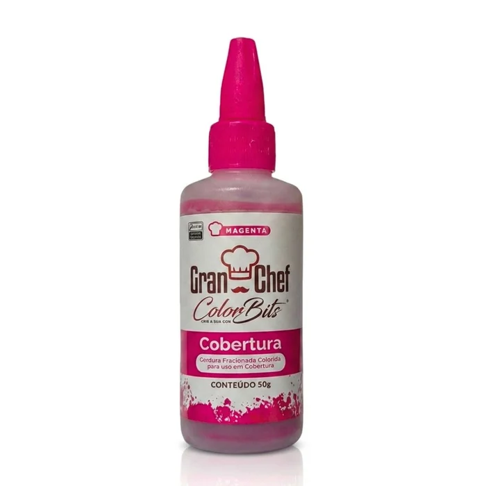 Color Bits Cobertura Magenta (50g) - Gran Chef
