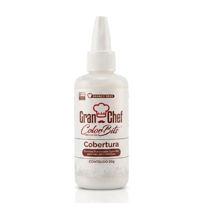 Color Bits Cobertura Branco (50g) - Gran Chef