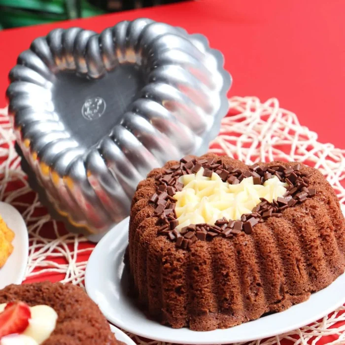 Forma Mini Bolo Coração Ballerine Jacque (13cm) - Caparroz (4)