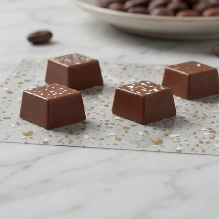 Transfer para Chocolate (40 x 30cm) - Textura Terrazzo (2)